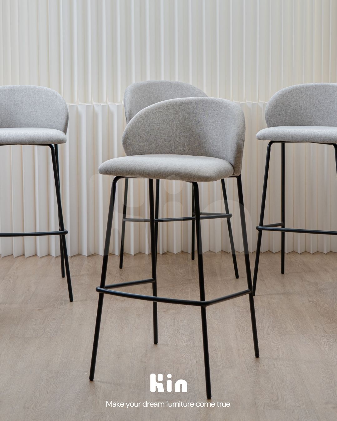 BSK002-075 - เก้าอี้บาร์สตู (สินค้าพร้อมส่ง)