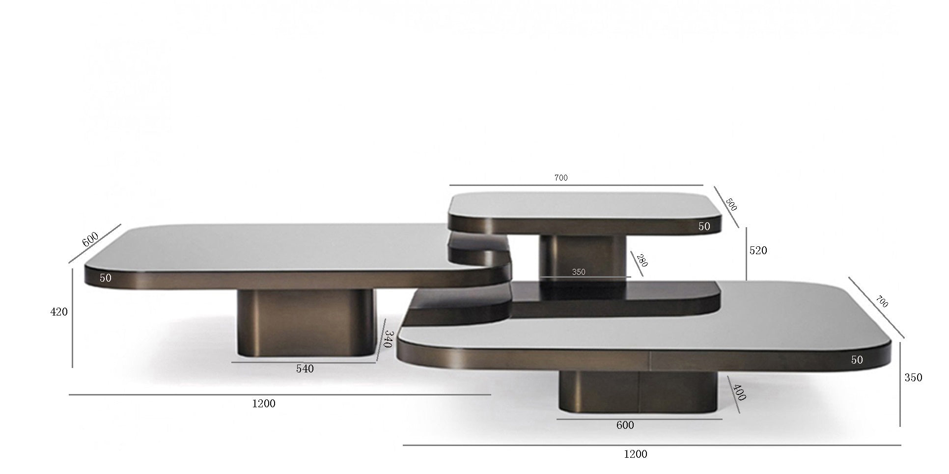 CTK060 - โต๊ะกลาง โต๊ะกาแฟ (Coffee Table)
