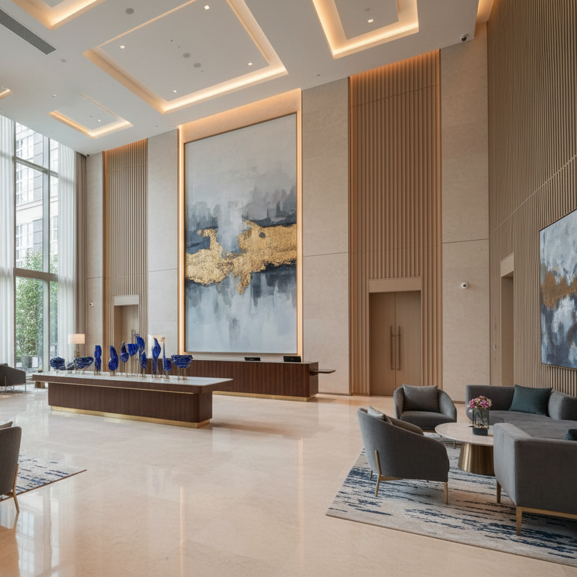 Hotel interior modern 